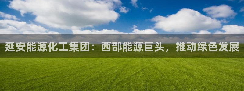 球盟会几点玩合适：延安能源化工集团：西部能源巨头，推动绿色发