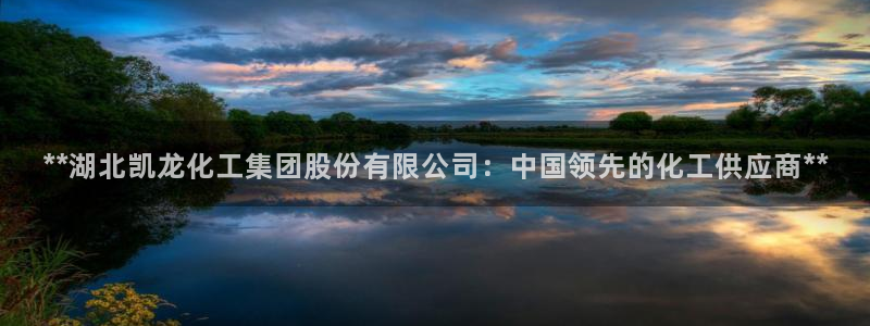 球盟会电子好黑：**湖北凯龙化工集团股份有限公司：中国领先的