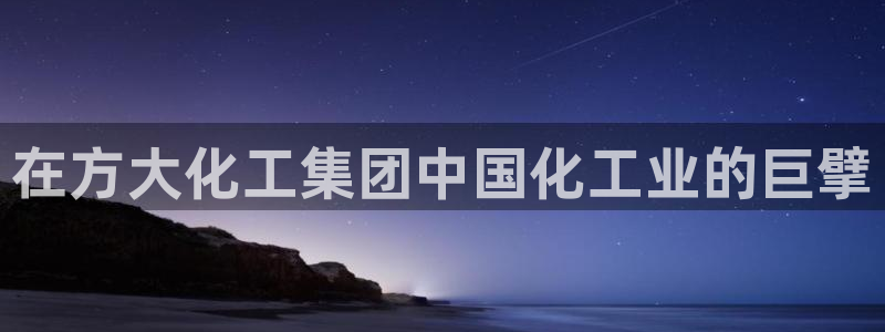 球盟会黑款吗知乎小说：在方大化工集团中国化工业的巨擘