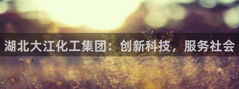 球盟会官方平台入口：湖北大江化工集团：创新科技，服务社会