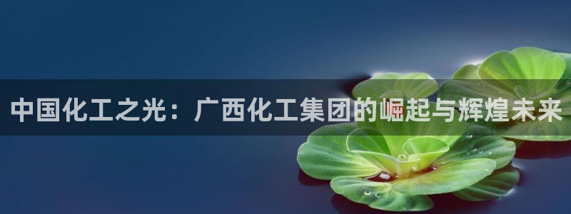 球盟会登录平台：中国化工之光：广西化工集团的崛起与辉煌未来