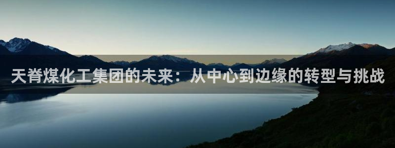 球盟会有限公司怎么样：天脊煤化工集团的未来：从中心到边缘的转